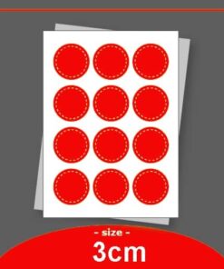 Round Shape - Size 3cm (Semi)