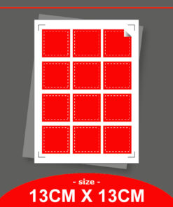 Square Shape - Size 13cm (Semi)