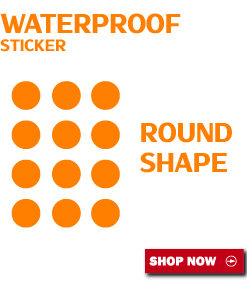 STICKER ROUND SHAPE (WP)